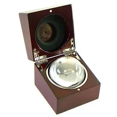 7221-Cg1 - Table Clock W/Map Of The World Need Sr927sw Coin Battery 1