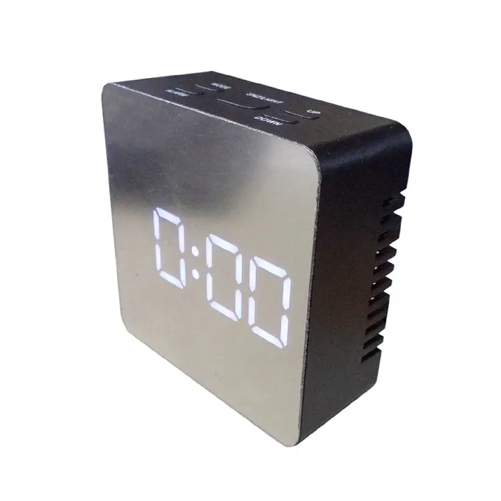 Ac-Usb-1-Wh - Clock Alarm Mirror Digital Usb Powered 1