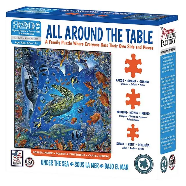 77322 - Jigsaw Puzzle Under The Sea 20X20in 320Pcs 1