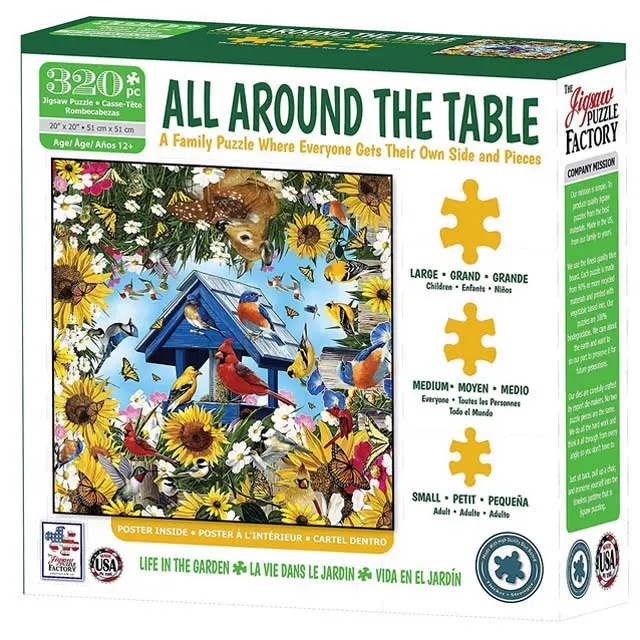 77321 - Jigsaw Puzzle Life In Garden 20X20in 320Pcs 1