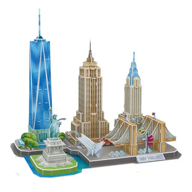 Mc255h - New York City Line-3D Puzzle 123Pcs 1