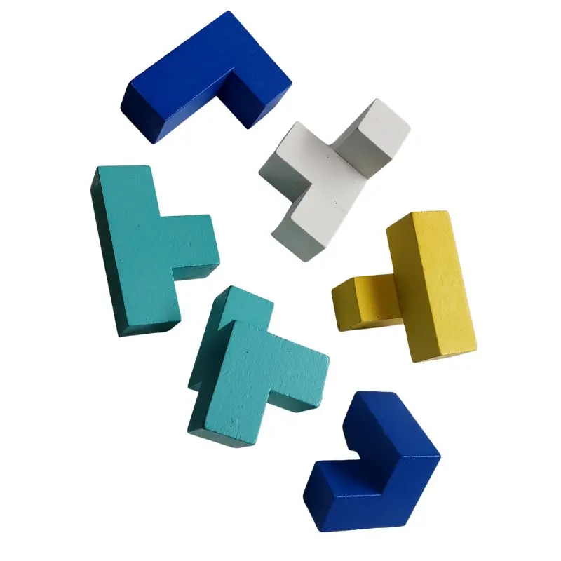 Awd013 - Wood Block Interlocking Puzzle 1