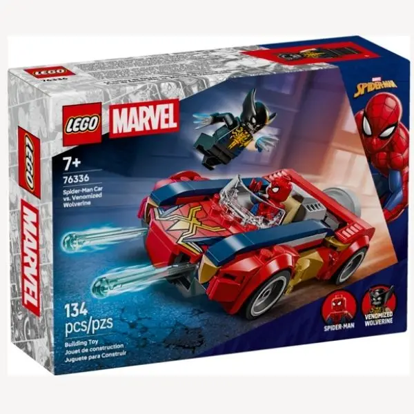 76336 - Spider-Man Car Vs Venomized Wolverine Building Toy 1
