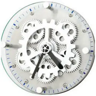 85-208 - Gear Clock Small Round- 6 Inch 1