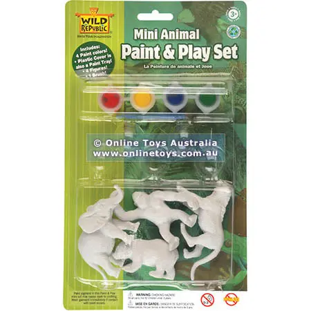 86500 - Mini Animal Paint And Play Set 1