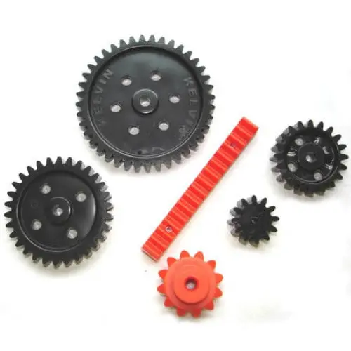870150 - Gear Assorted Pack 1 Bevel Gear 1 Gear Rack 1 Set Of 4 Gears 1
