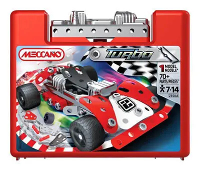 882350A - Meccano Small Turbo Cars 1 Model 70+ Parts 1