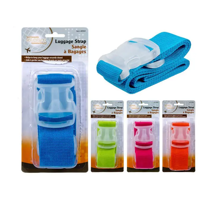 89551 - Luggage Strap Assorted Colors 72 X 2Inch 1