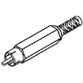 24-112-0 - Rca Plug Inline Sol Plast Red  (2 Pcs/Pkg) 1