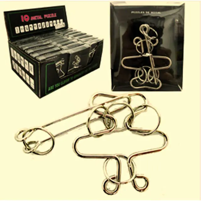 A2dbi514 - Metallic Puzzle Assorted Puzzles 1