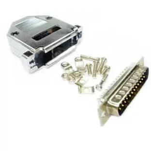 70-4475 - Db25m Sol Tin W/Metallized Plastic Hood 1
