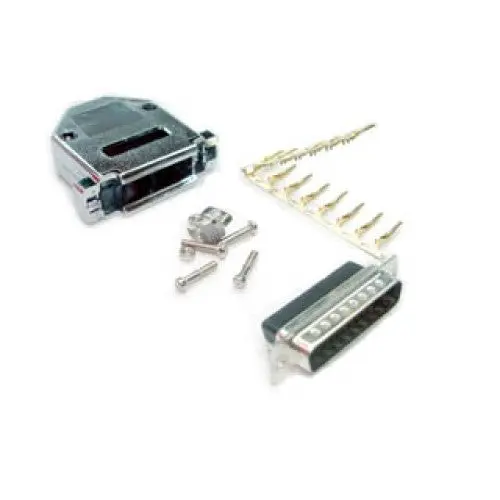 30-212K-1 - Db25m Crimp W/Metallized Hood 1