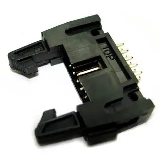35-710-0 - Hdr Shrd Latch 10 W/Key Pcst Black (2 Pcs/Pkg) 1