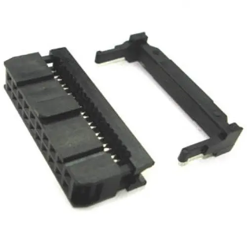 35-020-2 - Idc20f Dip W/Key Black  (2 Pcs/Pkg) 1