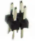 Acqb-1223-8 - Diphdr 2Mm 4P Brst 3/4 Tin Blk  (8 Pcs/Pkg) 1