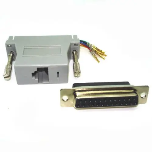 Add-1876A - Modular Adapter Db25f/Rj45 8P8c 1