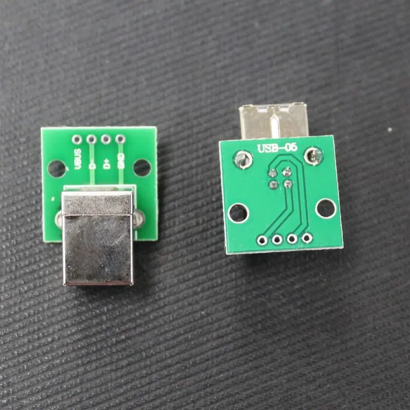 Pcbpr-022712 - Usb Conn B Fem To 4 Pin Breakout 1