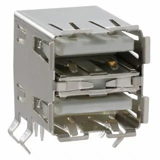 787745-2 - Usb Conn A Fem Dual Stack Pcra Shielded 1
