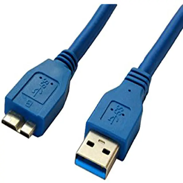 Adn-1958 - Usb Cable 3.0 A-Micro B 3.0 M/M 15Ft Blue 1