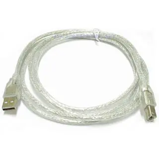13-2C0110-801 - Usb Cable A-B Male/Male 10Ft Silver 1