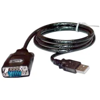 3726 - Usb A Male To Db9m Adapter 3Ft Usb To Rs-232 Adapter Blk 1