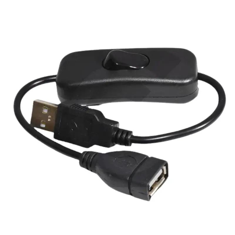 Zcabl-200550 - Usb Cable A-A Male/Fem 8.5In 2.0 With Switch 1