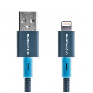 80153 - Usb Cable A Male To Lightning 8P 6Ft Blue Mfi Certified Iphone 1