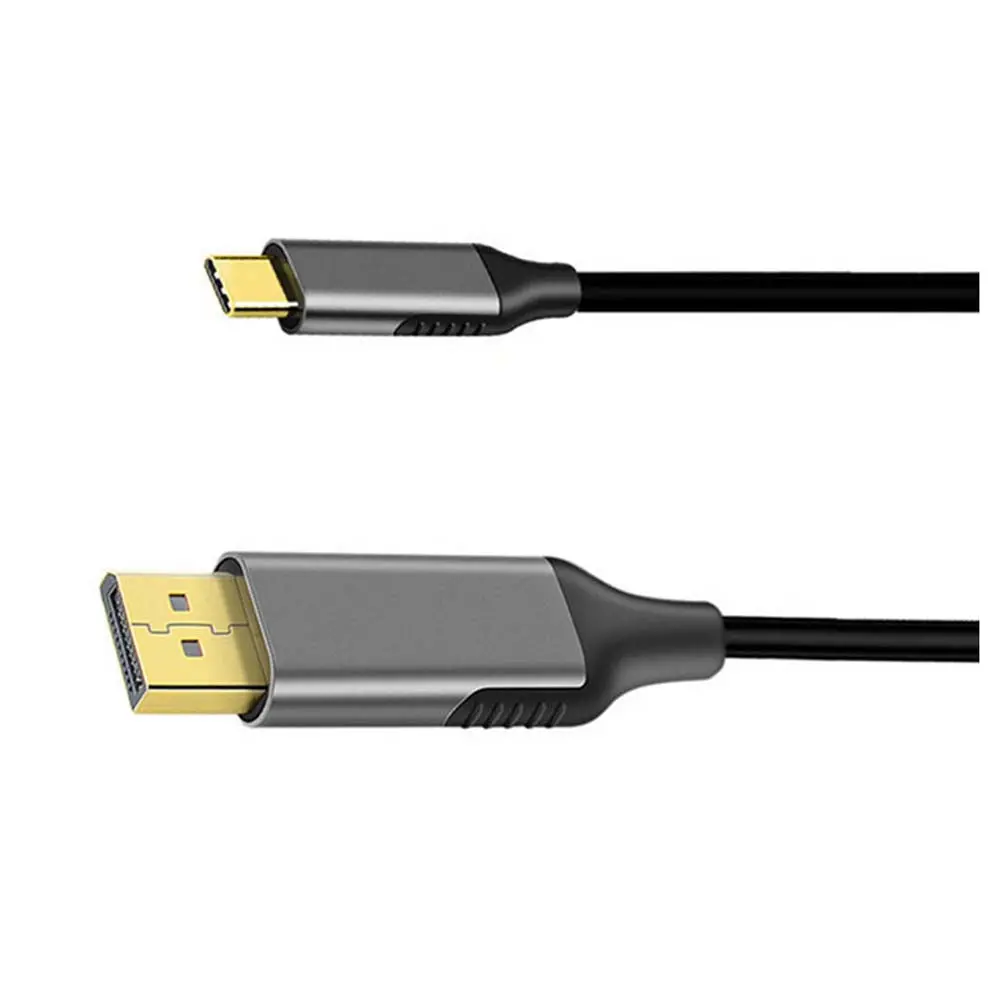 Adn-5637 - Usb C Male To Display Port Male Cable Blk 3.3Ft 1