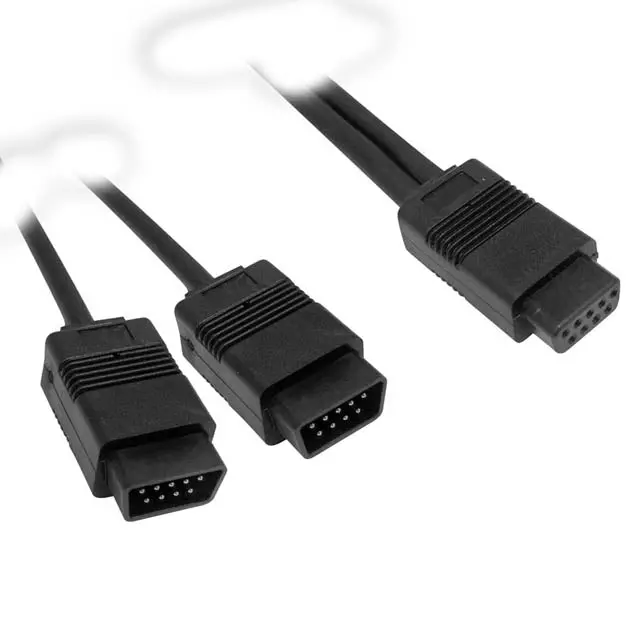 5396 - Serial Cable Y Db9f-2Xdb9m 6Ft 1