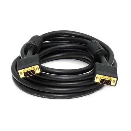 3622 - Vga Cable Dbhd15m/M 15Ft In-Wall Black Gold Plated 1