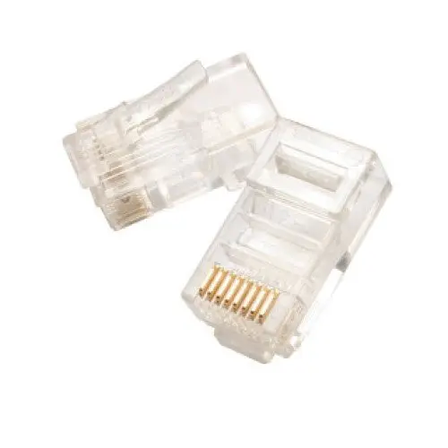 Agaa-3111A-100 - Modular Plug 8P8c Str Cat5e Rnd  (100 Pcs/Pkg) 1