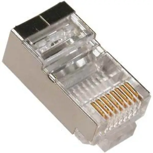 Z45stpc-6 - Modular Plug 8P8c Sol Sh Cat6 Flat 1