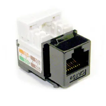 Cat500ep-Bk - Keystone Jack Cat5e Blk 110 90Deg 1