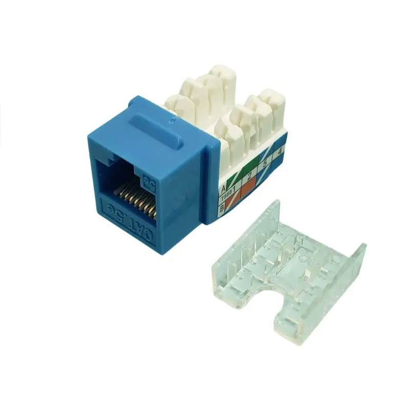 Np-J6ab - Keystone Jack Cat6a Blu 110 90Deg 1