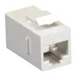 Kj5-24 - Keystone Coupler Cat5e Wht Jk-Jk 1