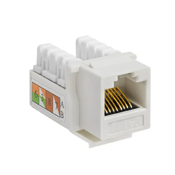 K1117.10 - Keystone Jack Cat6 Wht 110 1
