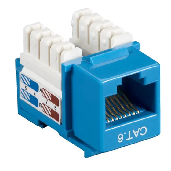 Agd-136C - Keystone Jack Cat6 Blu 110 1