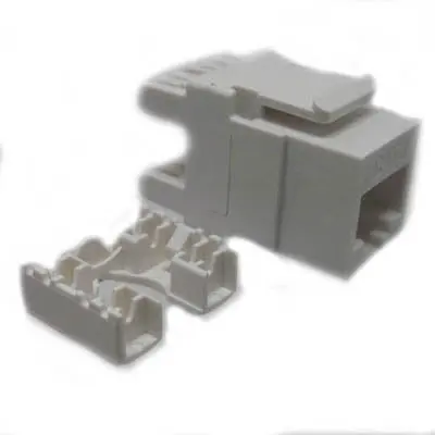 Oct2010-Cat6-White - Keystone Jack Cat6 Wht 110 180Deg (10 Pcs/Pkg) 1