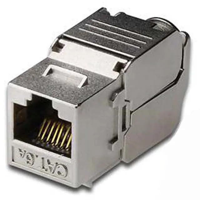 Zk8c-C6a-Ecos - Keystone Jack Cat6a Sh Tool-Less 1