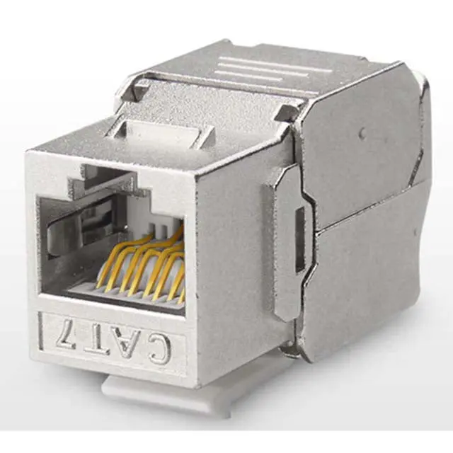 Cat7-Stp-Tool-Less - Keystone Jack Cat7 Sh Tool-Less 10G Stp Self Locking 1