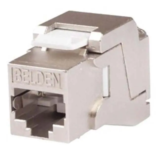 Ax108297 - Keystone Jack Cat6a Shielded 110 180Degrees Needs Puchdown Tool 1