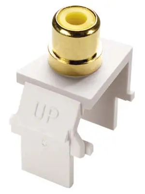 278-2075 - Keystone Jack Rca Yel Sol 1