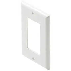 052-6992-8 - Wall Plate Decora Elect 1Pos Wht Plastic (10 Pcs/Pkg) 1