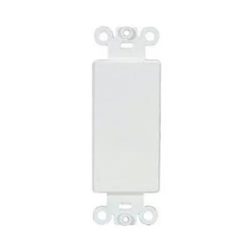 Zwp-Decin-0 - Wall Plate Decora Insert Blank White 1