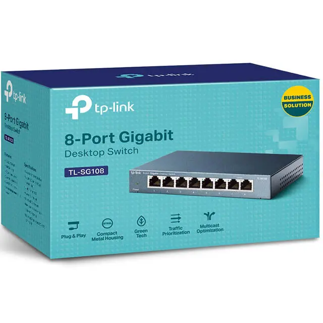 Tl-Sg108 - Ethernet Switch 8Port Gigabit 10/100/1000 1