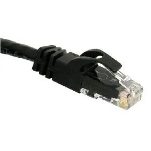Cat-350-010-Blk - Patch Cord Cat5e Blk 10Ft Snagless Boot 1