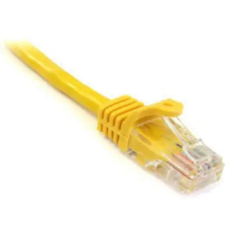 Pc-010Y - Patch Cord Cat5e Yel 10Ft Snagless Boot 1