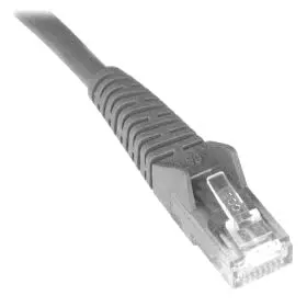 5723 - Patch Cord Cat5e Gry 10Ft Snagless Boot 1