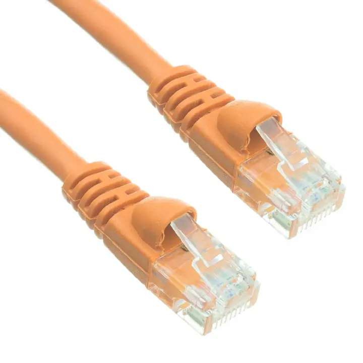47127Or-15 - Patch Cord Cat5e Org 15Ft Snagless Boot 1
