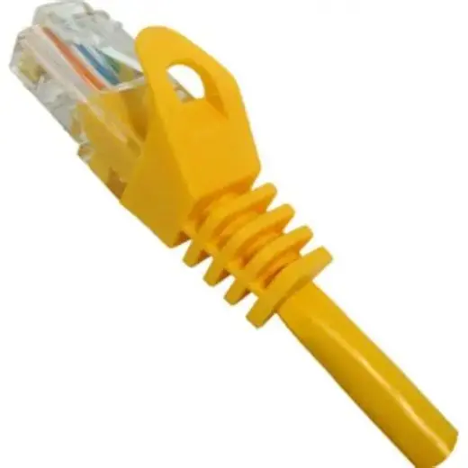 Fer6e-003-Ylw - Patch Cord Cat6 Yel 3Ft Snagless Boot 1